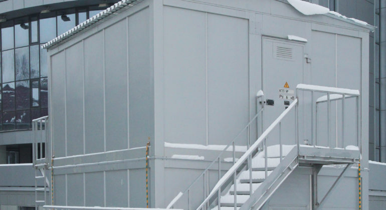 Комплектная трансформаторная подстанция в блочно-модульном здании КТП серии “КОНТИНЕНТ»
